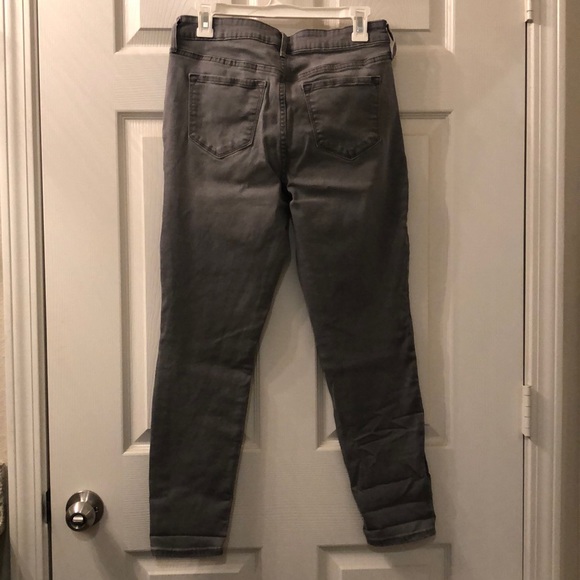 Old Navy Rockstar Mid-rise gray pants - Picture 2 of 5